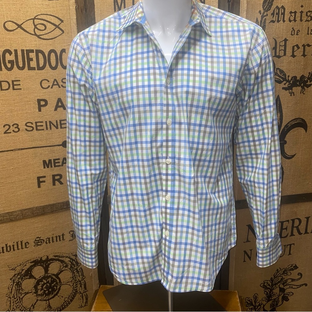 Jeremy Argyle NYC Tattersall Shirt, L